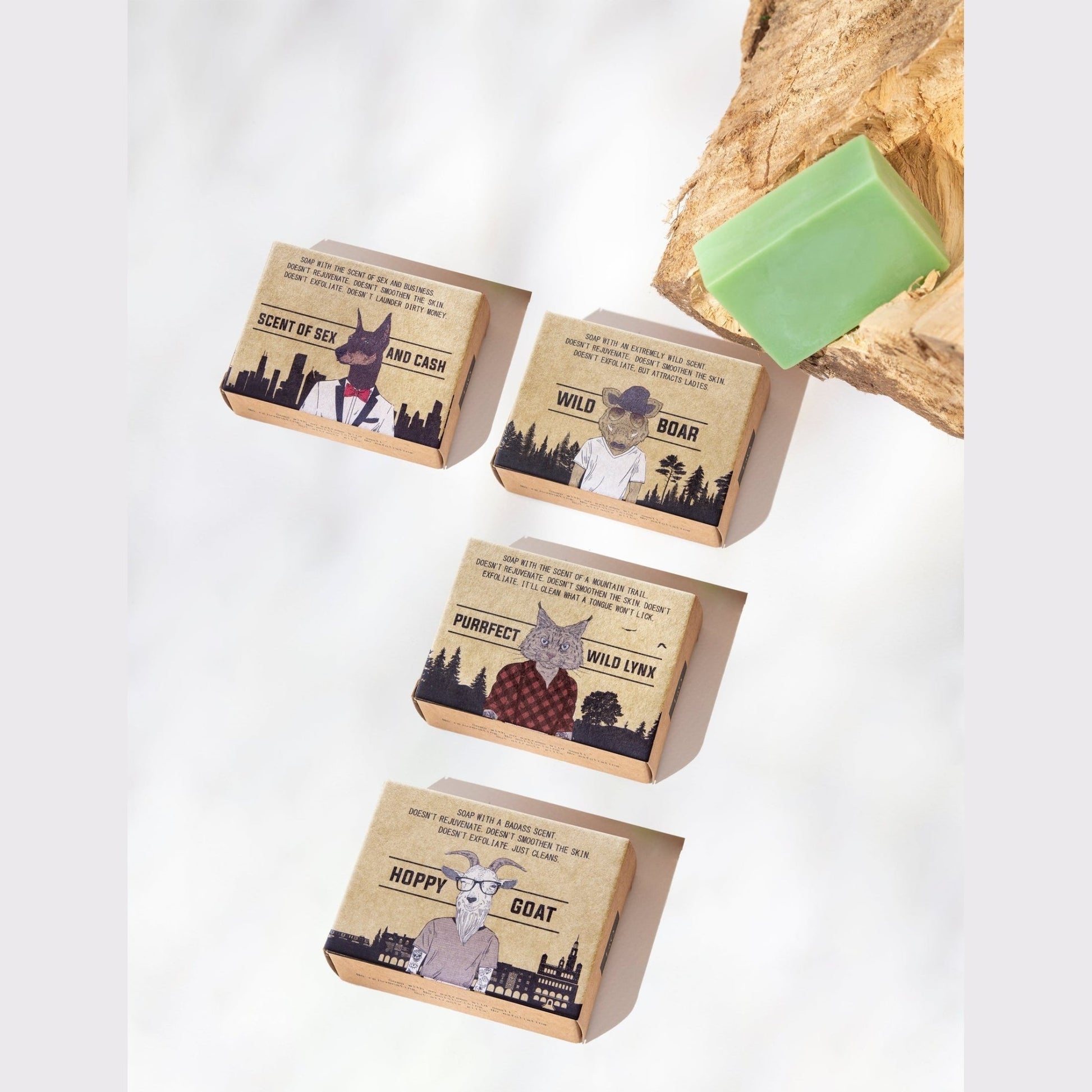 LaQ Soap Bar Wild Boar Natuurlijke Glycerine Zeep - 85g | MISTER33.COM