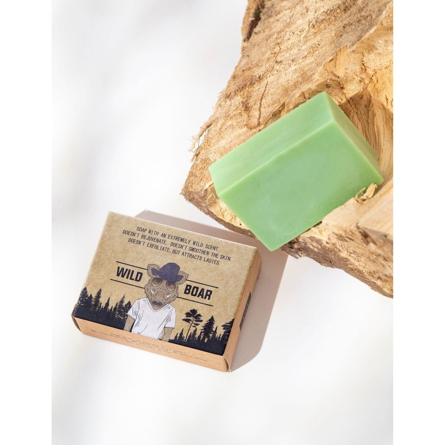 LaQ Soap Bar Wild Boar Natuurlijke Glycerine Zeep - 85g | MISTER33.COM