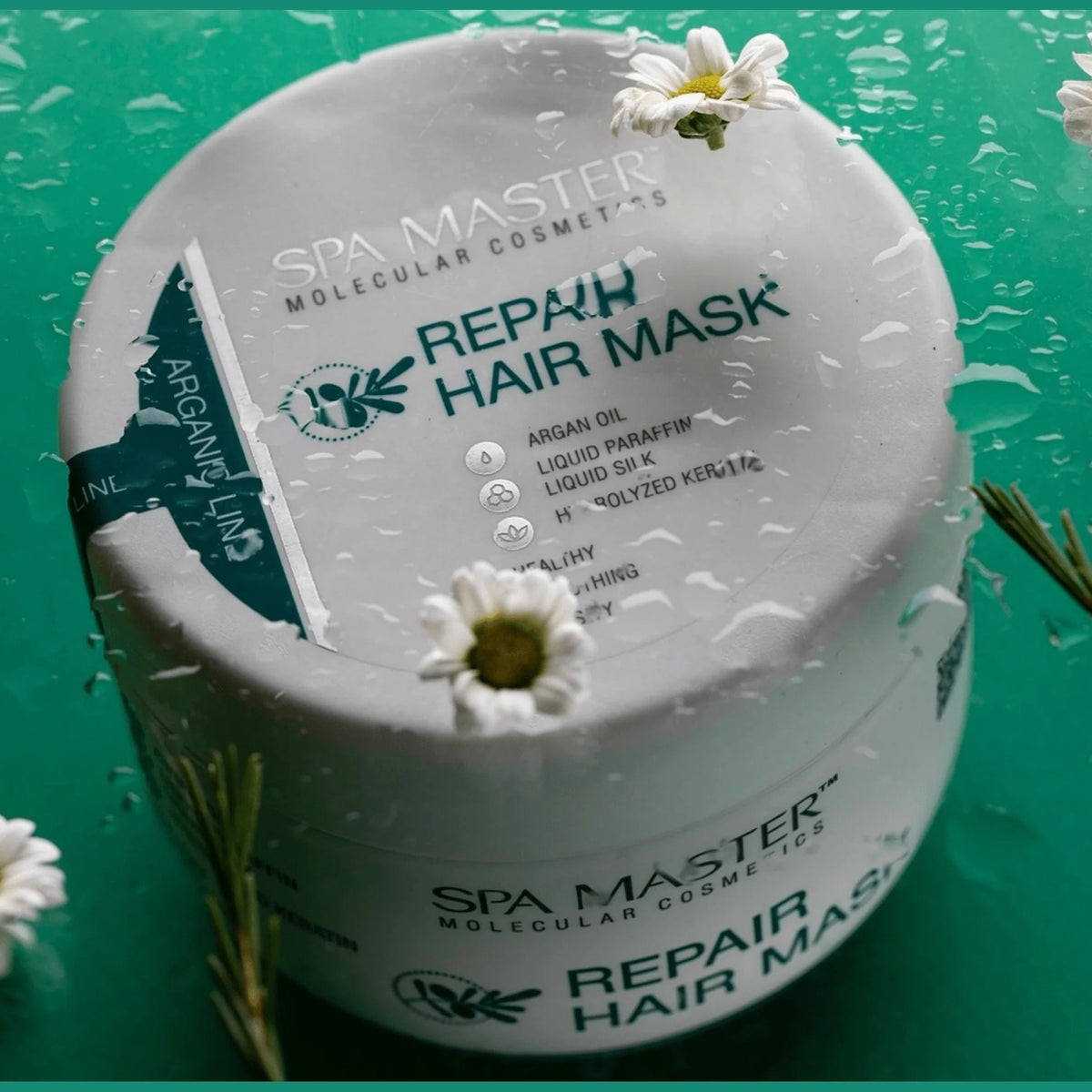 Spa Master Argan Haarmasker voor Droog en Beschadigd Haar – sfeerfoto