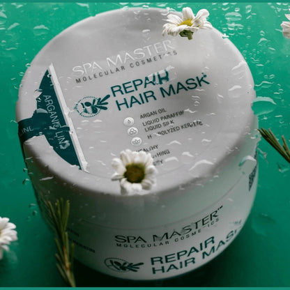 Spa Master Argan Haarmasker voor Droog en Beschadigd Haar – sfeerfoto