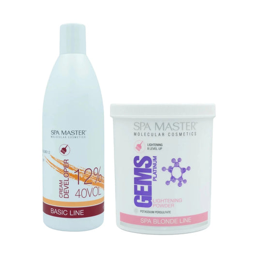 Spa Master Blondeerset Developer 12% + Blondeerpoeder – 1430gr