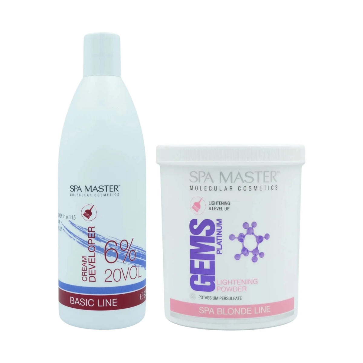 Spa Master Blondeerset Developer 6% + Blondeerpoeder – 1430gr
