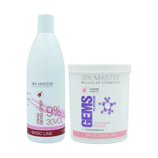 Spa Master Blondeerset Developer 9% + Blondeerpoeder – 1430gr