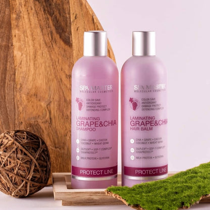Spa Master Color Protect Haarbalsem voor Gekleurd Haar – samen met Grape & Chia Shampoo