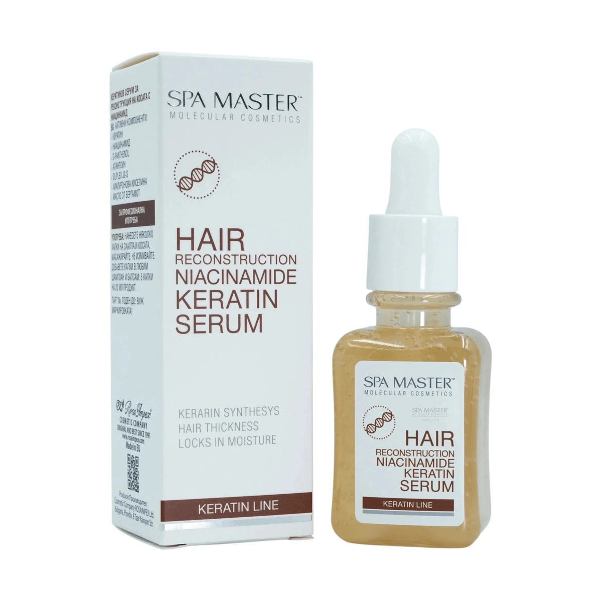 Spa Master Haarserum Keratine Niacinamide – 45ml