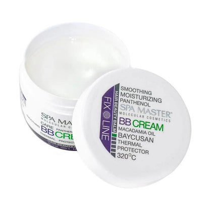 Spa Master Heat Protection Hitte beschermende Haarpunten Crème – open pot, textuur