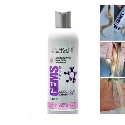 Spa Master No Yellow Set – shampoo met resultaatfoto's