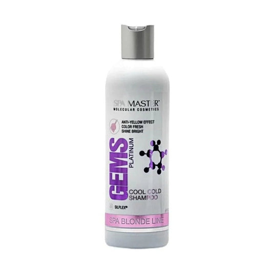 Spa Master Zilvershampoo Tegen Gele Zweem – Blond & Grijs Haar – 330ml