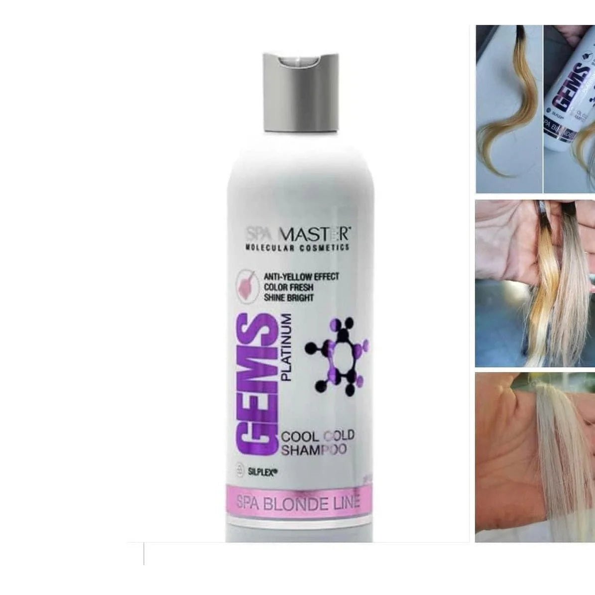 Spa Master Zilvershampoo Tegen Gele Zweem – shampoo met resultaatfoto's