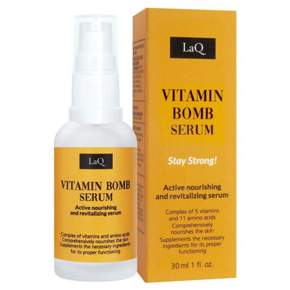 LaQ Vitamin Bomb Niacinamide Gezichtsserum tegen Doffe en Vermoeide Huid - 30ml | MISTER33.COM