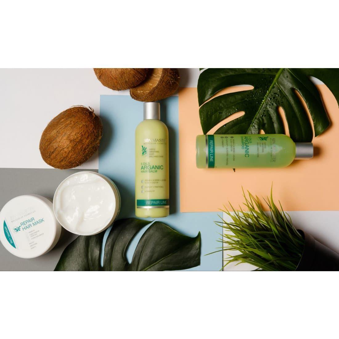 SPA MASTER Voordeelset Argan Shampoo, Haarbalsem, Haarmasker - 1160ml | MISTER33.COM