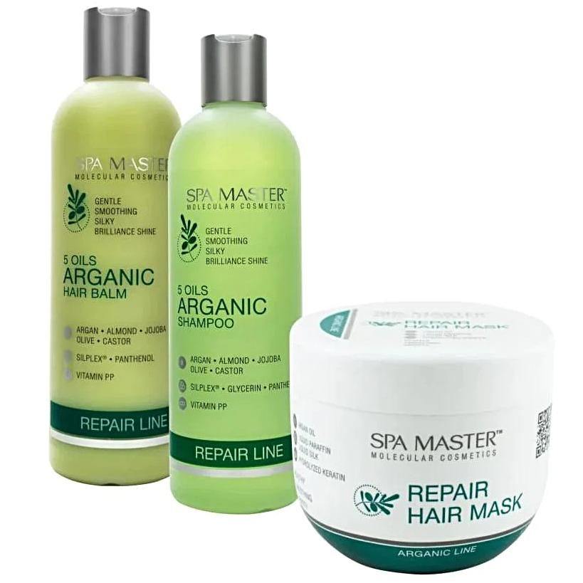 SPA MASTER Voordeelset Argan Shampoo, Haarbalsem, Haarmasker - 1160ml | MISTER33.COM