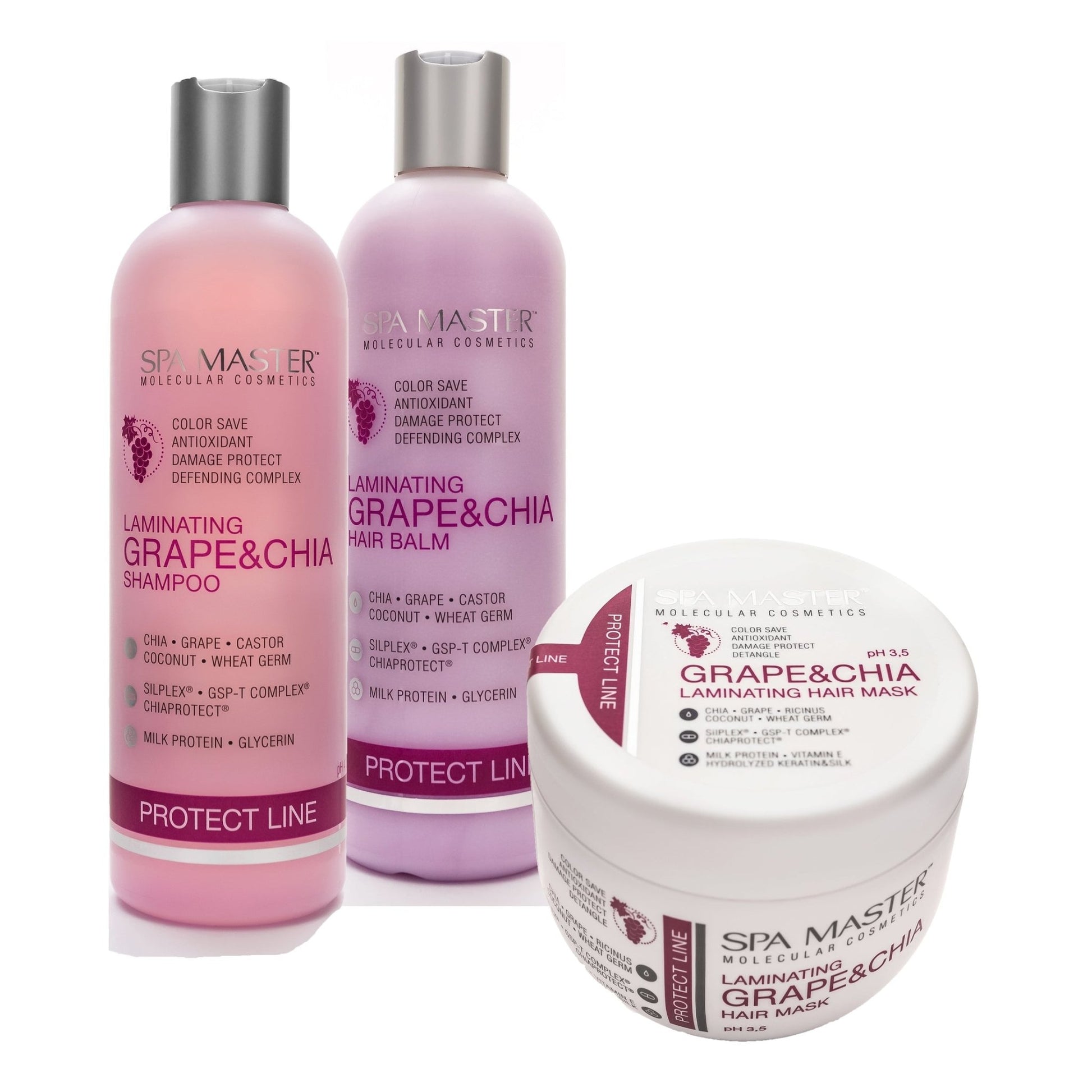 SPA MASTER Voordeelset Color Protect Shampoo, Haarbalsem, Haarmasker - 1160ml | MISTER33.COM