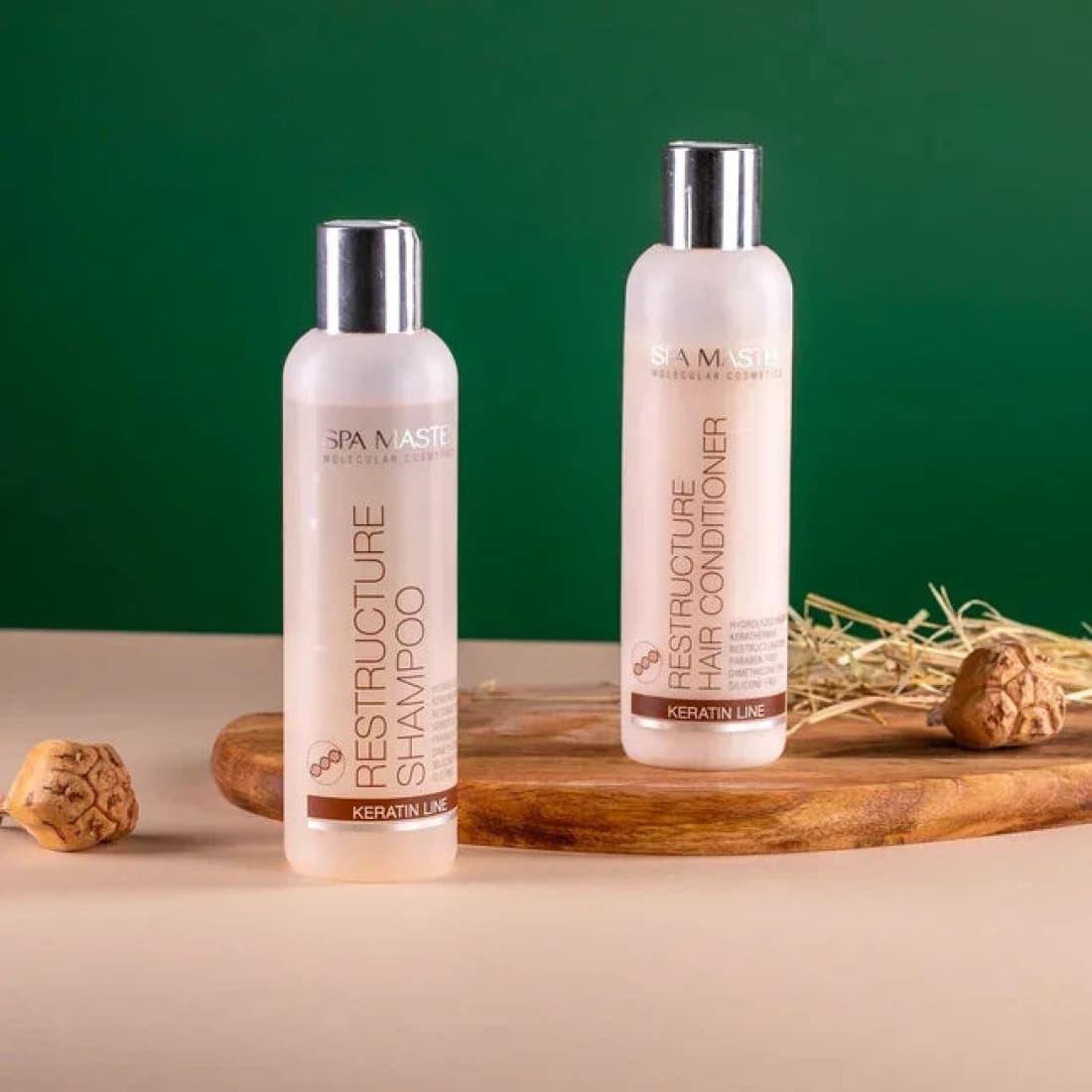 SPA MASTER Voordeelset Keratine Shampoo, Conditioner, Haarmasker - 900ml | MISTER33.COM