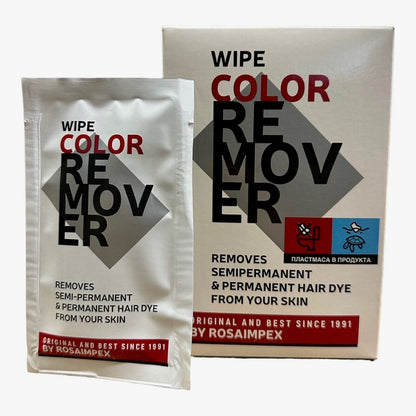 DECOLOR TIME Wipe Color Remover Verwijdert Haarverf van je Huid - 20 stuks | MISTER33.COM